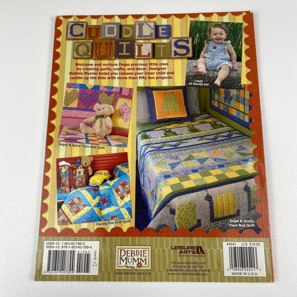 Cuddle Quilts for Little Girls & Boys LA Debbie Mumm 50 Fast & Fun Projects DIY - Picture 2 of 7